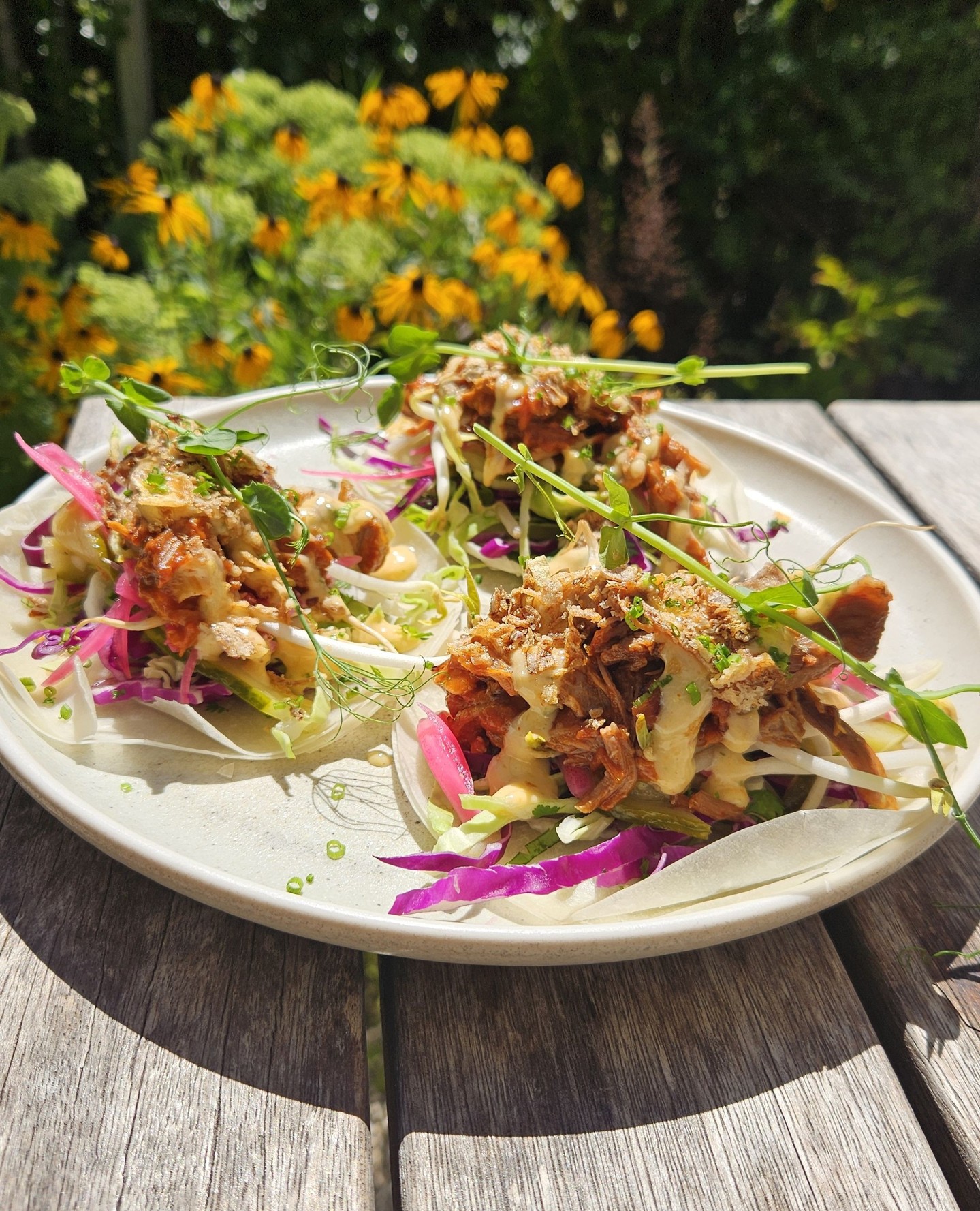 📢 Indulge in our 3-course valentines day set menu! 📢⁠
⁠
✨ Craving bold flavors, fresh ingredients, and an unforgettable dining experience? Our Asian-Style Lamb Tacos are stealing the spotlight! 🌮🔥⁠
⁠
🥢 Slow-cooked, melt-in-your-mouth lamb wrapped in soft Peking duck style pancakes, topped with crisp Asian slaw and tangy pickled cucumbers—every bite is a perfect balance of fresh, zesty, and savory goodness.⁠
⁠
🍽️ This dish is just one part of our irresistible 3-course set menu, crafted to impress from start to finish. Whether you're planning a family lunch, a date for valentines, or just a well-earned treat this weekend we've got you covered.⁠
⁠
Reservations recommended!⁠
⁠
🔗 Tap the link in bio to book your table. Don’t miss out—your next favorite meal is waiting!⁠
⁠
#TheDishery #ThreeCourseMagic #LambTacos #FoodieFavorites #AsianFlavors #FreshAndFlavorful #PickledPerfection #EatsWorthSharing#Foodstagram 🍽️ #TacoLover 🌮 #FoodieHeaven 😍#FlavorsOfAsia 🥢 #GourmetBites 👌 #InstaFoodie 📸 #DineWithUs 🍷#FoodieLife ❤️ #TasteTheWorld 🌎#BistroEats 🍴